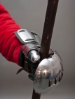 Gantelets médiévaux de combat avec le pouce masqué d'Armstreet