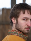 « Knyaz Igor » tunique d'Âge sombre en lin ArmStreet
