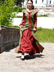 Robe et surcot médiévaux de lin « Jolie bergère » ArmStreet