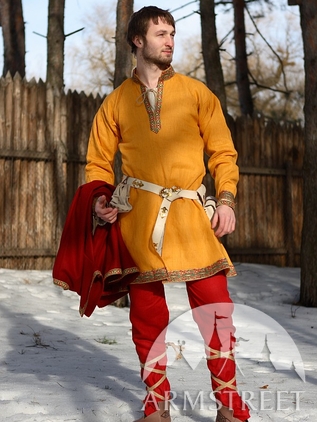 « Knyaz Igor » tunique d'Âge sombre en lin