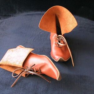 Chaussures classique en cuir de style de haut moyen-âge ArmStreet