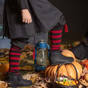 Chaussures d’Enfant Médiévales en Cuir Édition Halloween-03