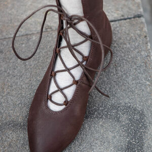 Chaussures en cuir avec laçage «Mémoires de Renaissance»-05
