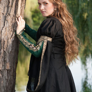 Costume fantastique de robe et caftan médiévaux « Princesse de la forêt »-04