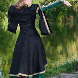 Costume fantastique de robe et caftan médiévaux « Princesse de la forêt »-08