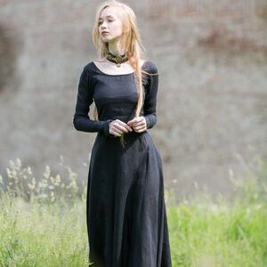 Costume médiéval de robe, jupe et chaperon « Elsie la rousse »-11
