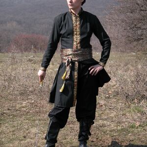 Tunique du costume médiéval exclusif avec le manteau « Shlyahta » d'ArmStreet