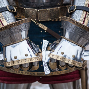 Gantelets de chevalier sablier « Garde du Roi»
