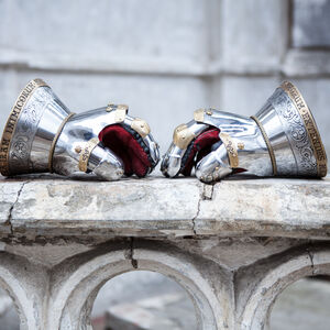 Gantelets articulés « Garde du Roi» armure médiévale d'ArmStreet