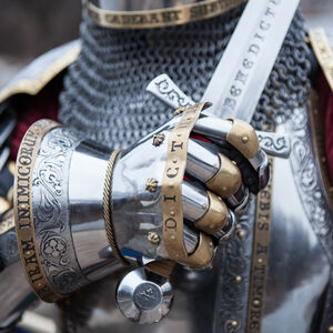 Gantelets articulés hourglass « Garde du Roi» armure médiévale d'ArmStreet