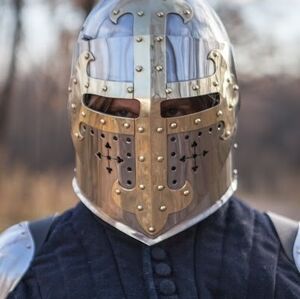 Heaume casque pour combat médiéval