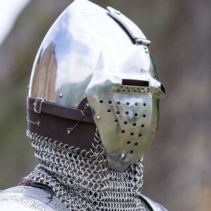 Armure de chevalier casque médiéval