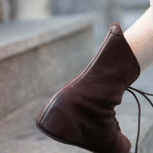 Rabais: Chaussures en cuir avec laçage «Mémoires de Renaissance» | Cuir mat marron | Pointure EU-38
