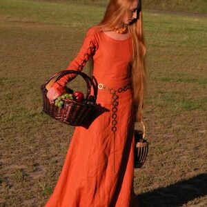 Robe tunique médiévale « Elsie la rousse »