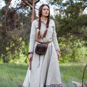 Acheter robe tunique viking en lin femme