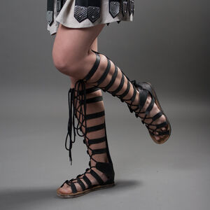 Sandales en cuir fantaistiques de style grec antique d'ArmStreet