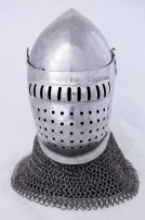 Casque grand bassinet, version du combat