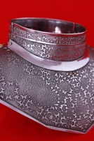 Gorgerin décapé du paladin, armure médiévale fonctionnelle