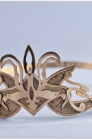 La couronne en laiton multicouche médiéval fantastique exclusive