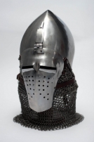 Le casque médiéval bassinet italien
