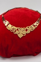 Le collier de style fantastique fait main de laiton, bijou