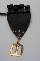 Porte-épée médiéval en cuir avec coulée pour épées lourdes ou longues