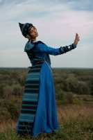 Robe et surcot fantastique de tsarine sarmate moyenne