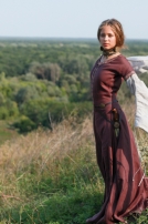 Robe médiévale de lin « Archère »