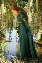 Robe tunique médiévale « Princesse de la forêt »