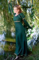 Robe tunique médiévale « Princesse de la forêt »