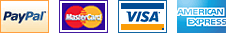 Paypal Visa MasterCard Amex Discover