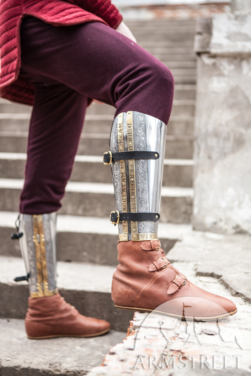Bottes Médiévales En Cuir PU Pour Cosplay Adulte - Style Chevalier Gothique, Fond Plat, Fermeture éclair Latérale