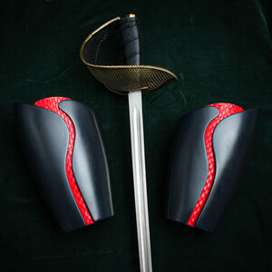 Armure d'avant-bras en plastique pour le combat à l'épée "Futura" pour l'escrime AMHE