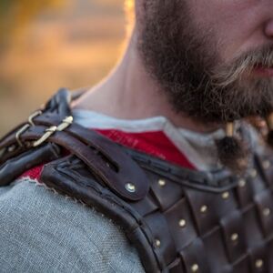 Armure de corps en cuir de Viking