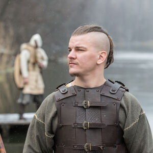 Armure de Corps  Viking en Cuir Gaufré