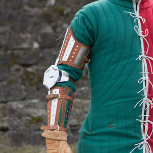 Armure des bras en cuir et acier inoxydable par ArmStreet