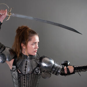 Armure des bras fantasy en acier gravé par ArmStreet