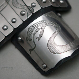 Armure des bras LARP cosplay "Dame Guerrière"