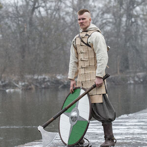 Armure du corps style viking en cuir « Vieux Dieux »-07