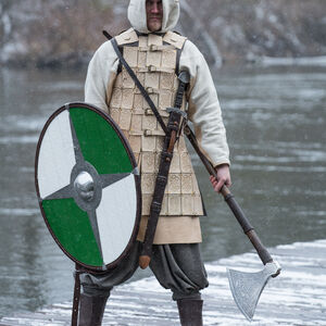 Armure du corps style viking en cuir « Vieux Dieux »-08