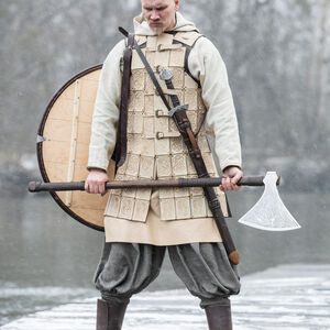 Armure du corps style viking en cuir « Vieux Dieux »-01