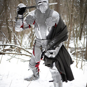 Armure des bras médiévale fonctionnelle «Paladin»
