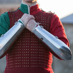 Armure chevalier brassards médiévaux
