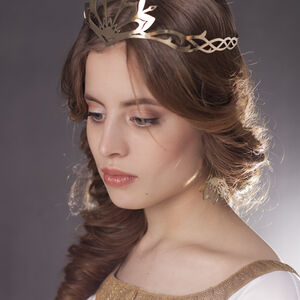 Les boucles d’oreilles en laiton « Chasseresse »