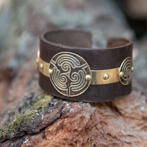 Brassard large style tribal « Labyrinthe »