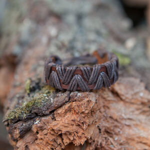 Bracelet décoré de tressage « Labyrinthe »