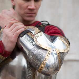 Brassards armure médiévale occidentale « Garde du Roi »
