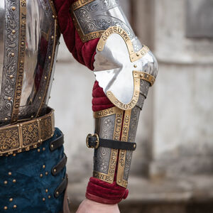 Brassards armure médiévale occidentale « Garde du Roi »