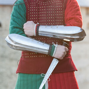 Armure des bras en acier inoxydable renforcé