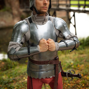 Brassards légers avec protections de coude "Chevalier des Bois" pour WMA AMHE Harnischfechten